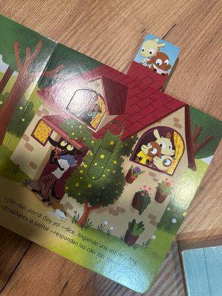 El lobo y las siete cabritas. Cuento con mecani...