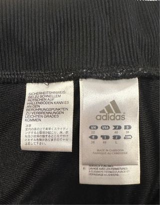 Conjunto Chándal Adidas Blanco y Negro