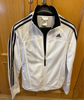 Conjunto Chándal Adidas Blanco y Negro