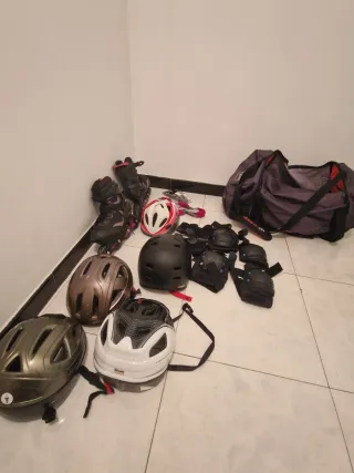 Juego Patines en Línea Oxelo con Bolsa.