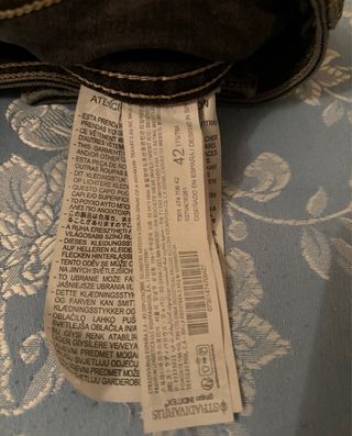 Jeans Bootcut Low Waist Tachas Negro/Gris