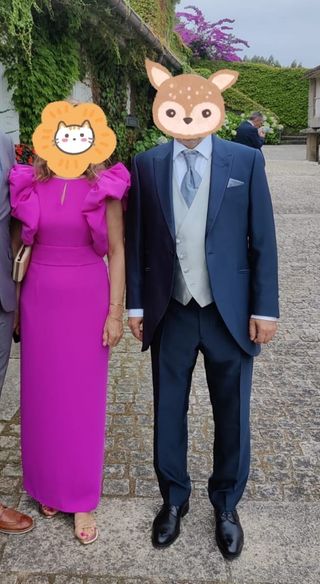 Vestido largo Madrina de Matilde Cano