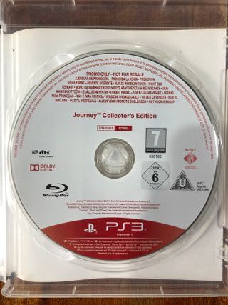 Journey collector's edition ps3 promo