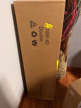 Somier 135x190 cm Blanco Metal