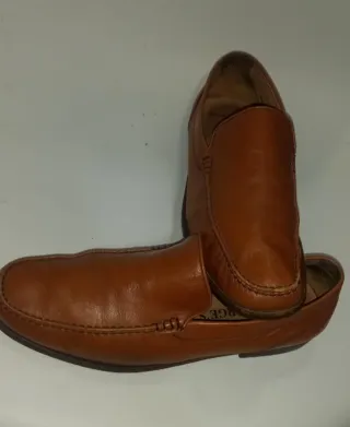 Zapatos de piel marrón El Corte Inglés