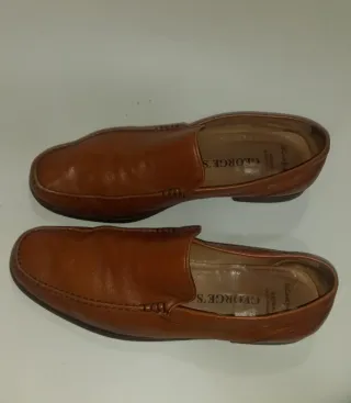 Zapatos de piel marrón El Corte Inglés