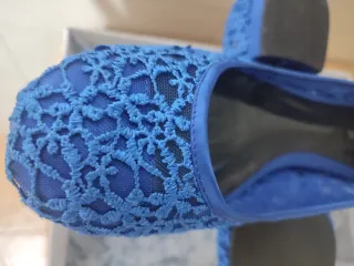 Bailarinas fiesta Rosa Azul azul talla 41