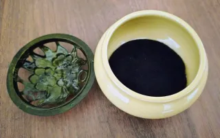 Porta incenso Vintage ceramica