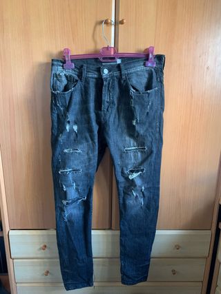 Pantalón vaquero negro HOMBRE