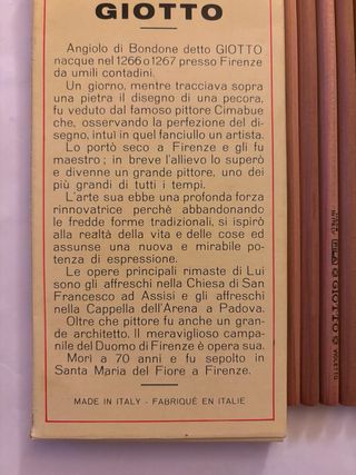 Confezione di 12 PASTELLI NUOVI MA VINTAGE”GIOTTO”