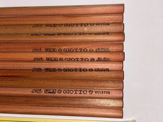 Confezione di 12 PASTELLI NUOVI MA VINTAGE”GIOTTO”