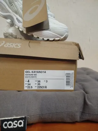 Zapatillas Asics Gel-Kayano 14 Blancas Talla 36