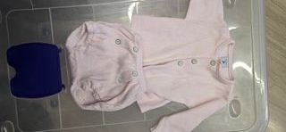 Lote conjunto niña 1 mes (3 piezas)