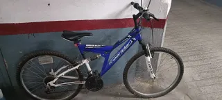 Bicicleta Freerider azul mujer