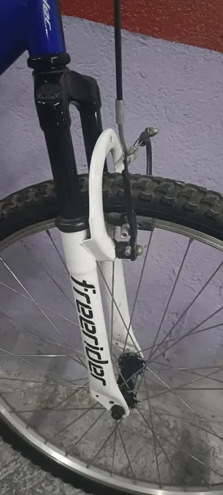 Bicicleta Freerider azul mujer