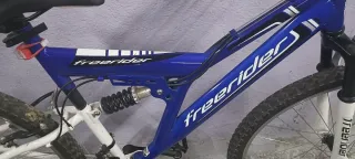 Bicicleta Freerider azul mujer