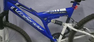 Bicicleta Freerider azul mujer