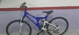 Bicicleta Freerider azul mujer