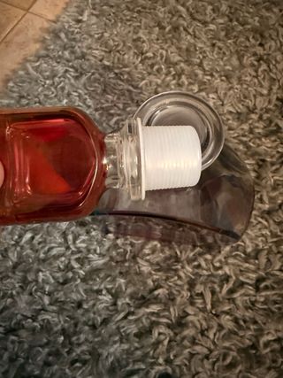 Caraffa decorata artigianalmente con tappo