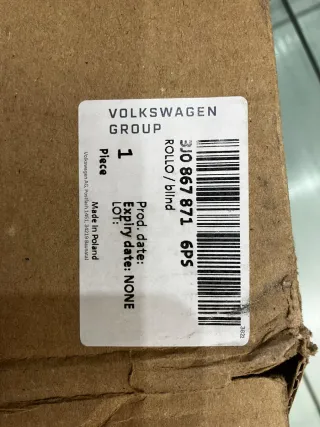 Bandeja maletero Skoda SuperB/VW 2024