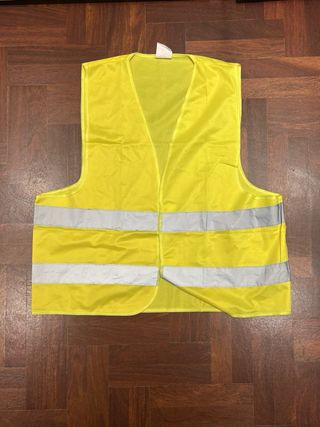 Chaleco de seguridad reflectante amarillo