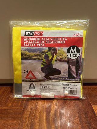 Chaleco de seguridad reflectante amarillo