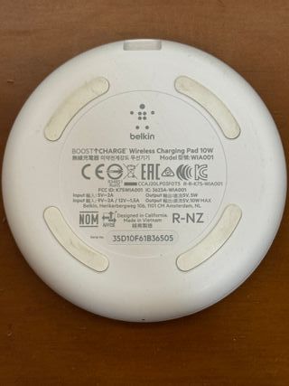 Cargador Inalámbrico Belkin Blanco