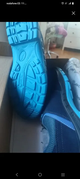 Zapatos de seguridad Jhayber azules