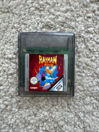 Lote GBC, Pokémon Amarillo + Guía, Rayman y Funda