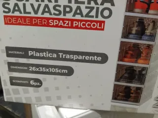 Scarpiera Dafagi 6 ripiani pieghevole portatile