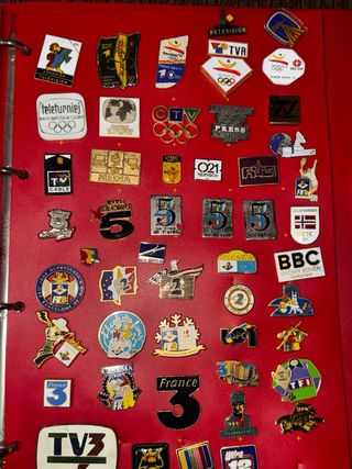 Lote 130+ Pins Cobi Juegos Olímpicos TV Radio
