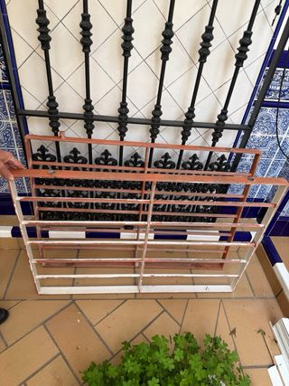 Rejas de hierro sin estrenar