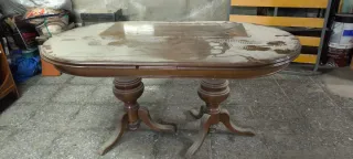 Regalo mes comedor ovalada de madera