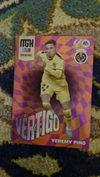 Cromo Panini Vértigo Yeremy Pino 2025-26