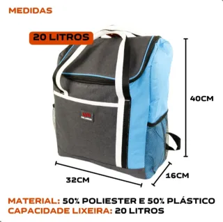 Zaino frigo WELLMEBAG grigio e blu