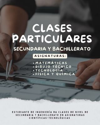 Clases particulares científicas y tecnológicas