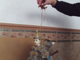 marioneta o titere balinesa o birmania  tha jamari