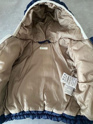 Piumino Benetton blu bambino