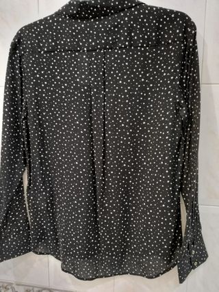 Camisa estrellas negra talla S