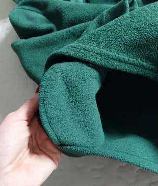 Casaco Polar Verde Escuro Shein C/ Capucho