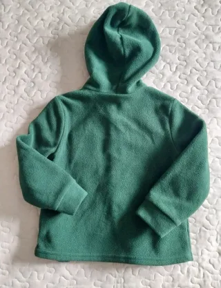 Casaco Polar Verde Escuro Shein C/ Capucho