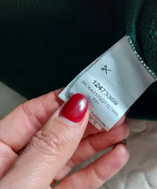 Casaco Polar Verde Escuro Shein C/ Capucho