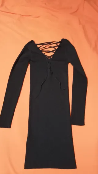 Vestito nero con lacci schiena tg. S