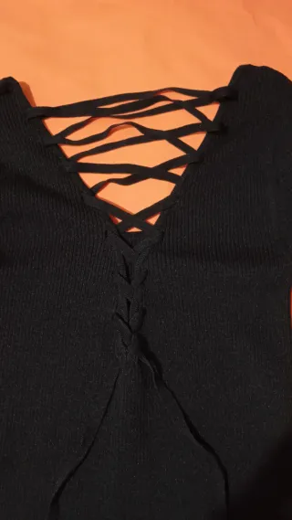 Vestito nero con lacci schiena tg. S