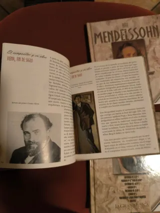 4 Libros Música Clásica: Mahler, Debussy, Chopin