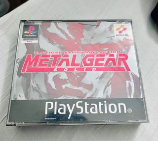Caratula Metal Gear Solid 1 PS1 PAL España
