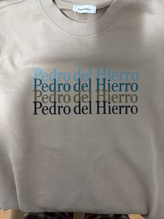 Sudadera Pedro del Hierro Beige Talla L