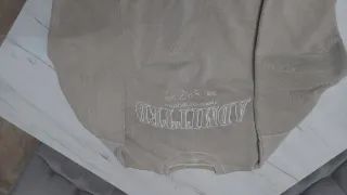 Sudadera beige mujer