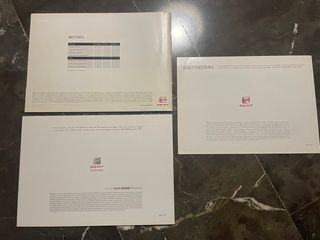 Lote Catálogos Seat Exeo