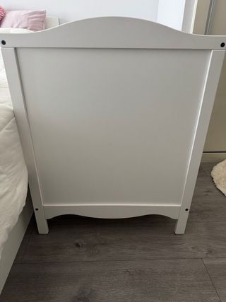 Cuna blanca+ colchón